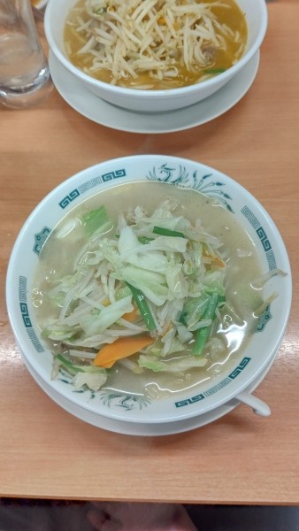 「野菜たっぷりタンメン」@日高屋 上野店の写真