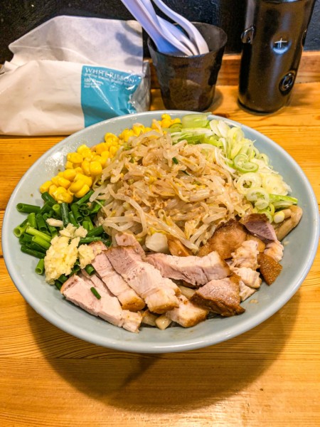 「ねぎえぼし麺大盛」@えぼし麺 菜良の写真