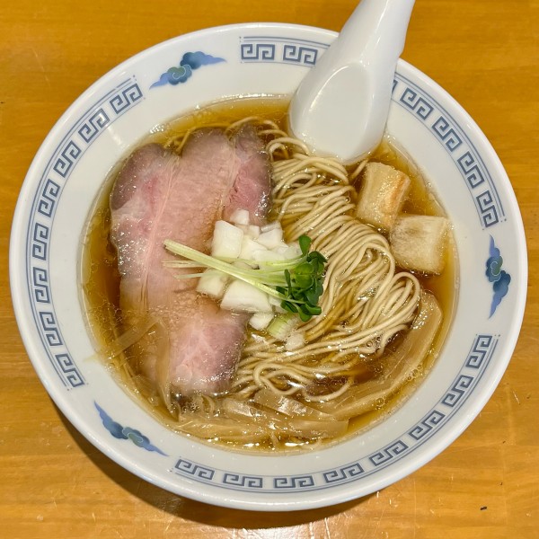 「追い煮干しそば（890円）」@ちどり食堂の写真