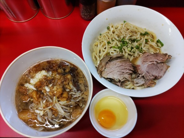「限定3（パタン・スープ付）・中+生卵+ビール+つまみ+296シー」@ラーメン二九六の写真