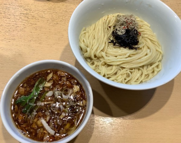 「鰹醤油つけ麺　大盛」@麺処 秋もとの写真