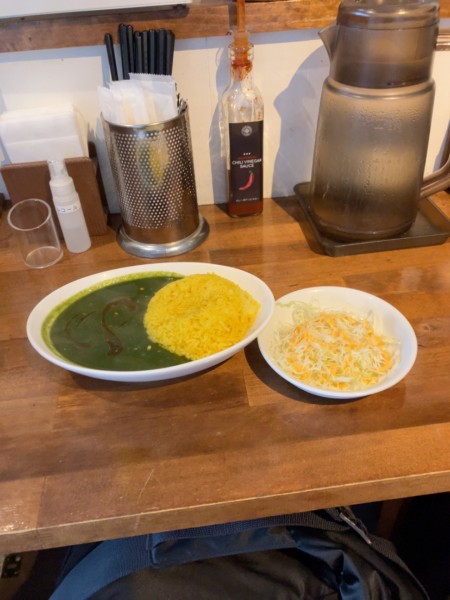 「ほうれん草カレー　750円」@JAGUAR BROWNの写真