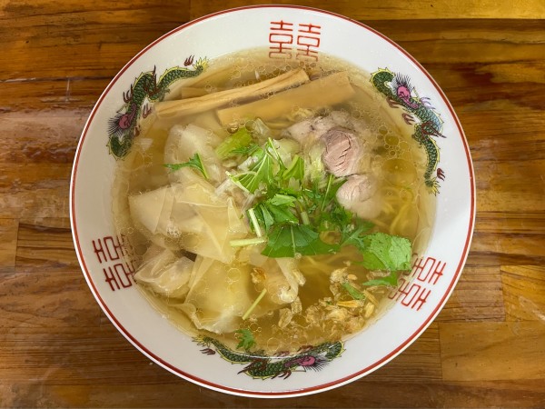 「ワンタンメン（塩）」@支那そば一麺 豊里店の写真