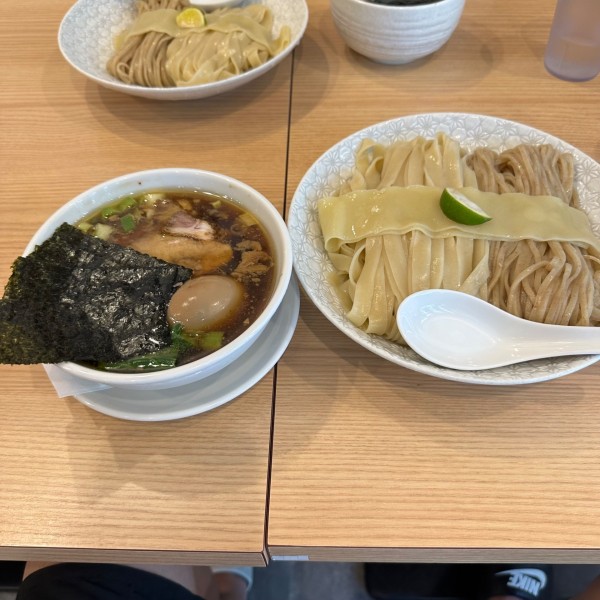 「特製合い盛りつけ麺　大盛　¥1,300」@麺や 麦ゑ紋の写真