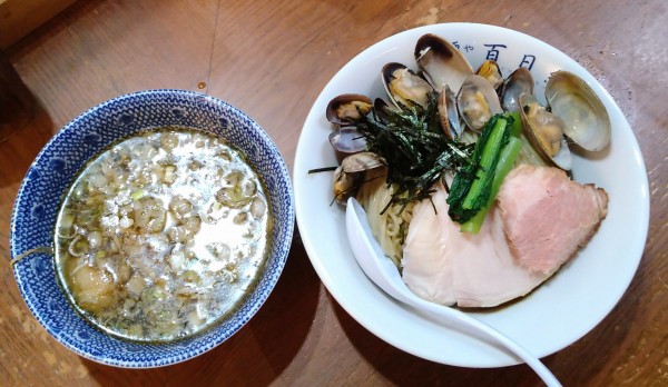 「浅利潮つけそば(並)」@麺や百日紅の写真