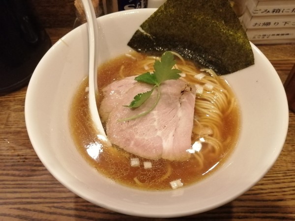 「平子の煮干しそば　並盛　850円」@新橋 纏の写真