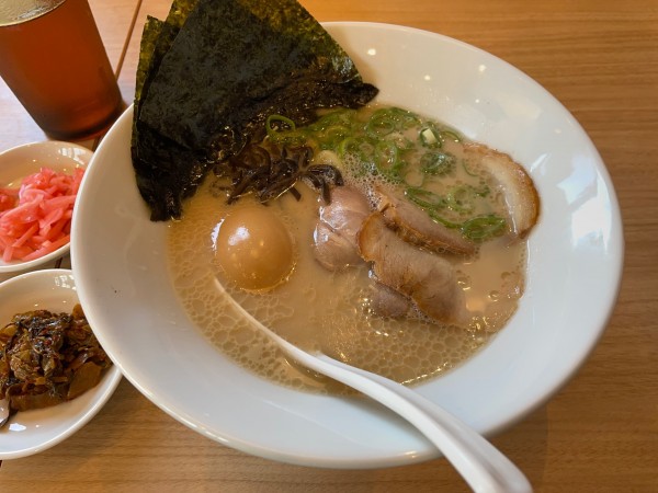 「特製白丸・一口餃子」@一風堂 桶川店の写真
