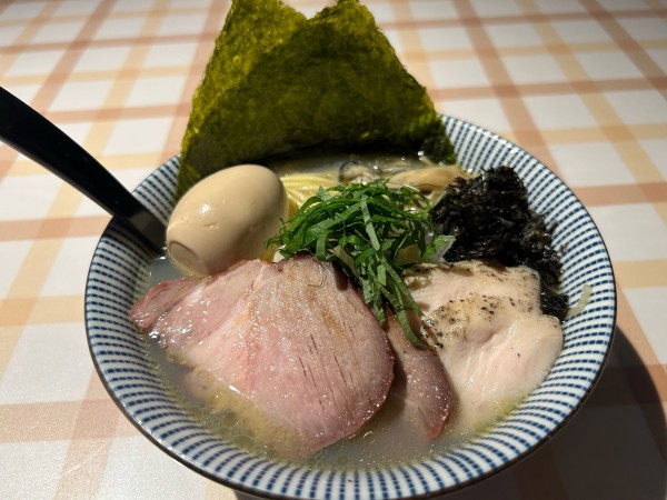 「本日の魚介そば950円、特製トッピング250円」@旬菜麺屋 雅流の写真