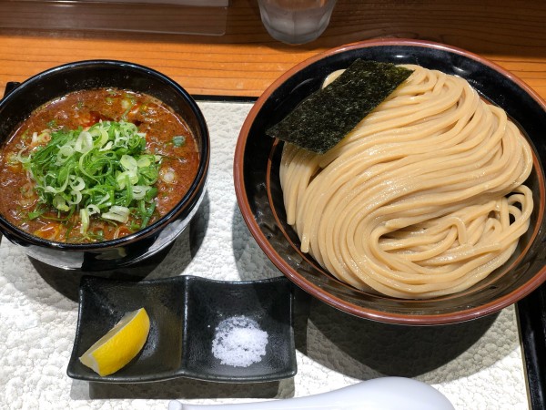 「つけ蕎麦大+麻辣限定」@中華蕎麦 ひら井の写真