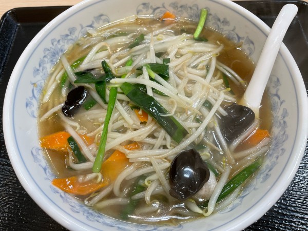「もやしあんかけラーメン」@ぎょうざの満洲 京王橋本駅店の写真