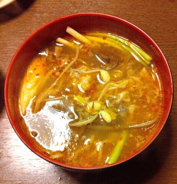 「テールラーメン(ハーフ)」@焼肉 純ちゃん 名和店の写真