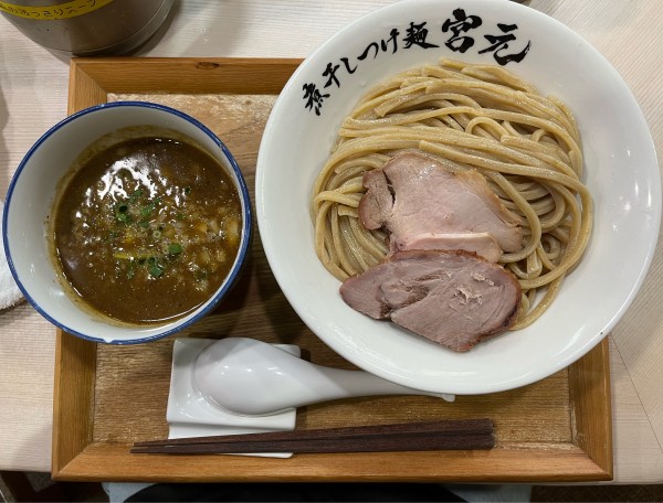 「特濃煮干つけ麺」@煮干しつけ麺 宮元の写真