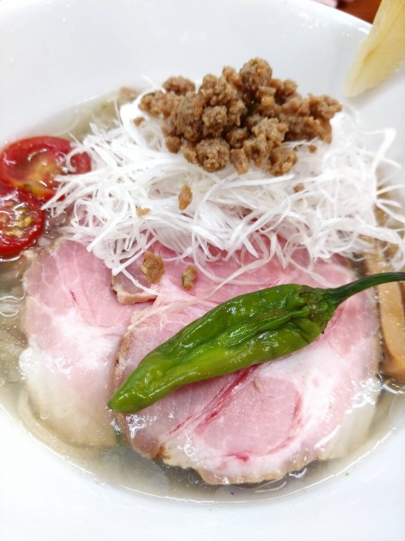 「青唐の冷やし麺」@麺や 魁星 京急川崎店の写真