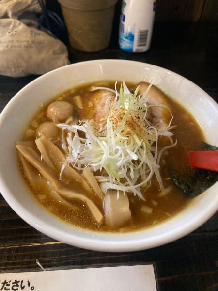 「カレーラーメン　半ライス」@東京とんこつ。の写真