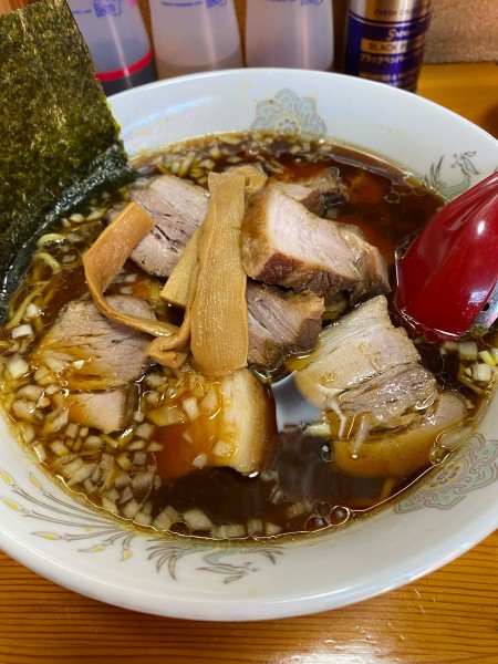 「チャーシュー麺➕麺固め」@かどやの写真
