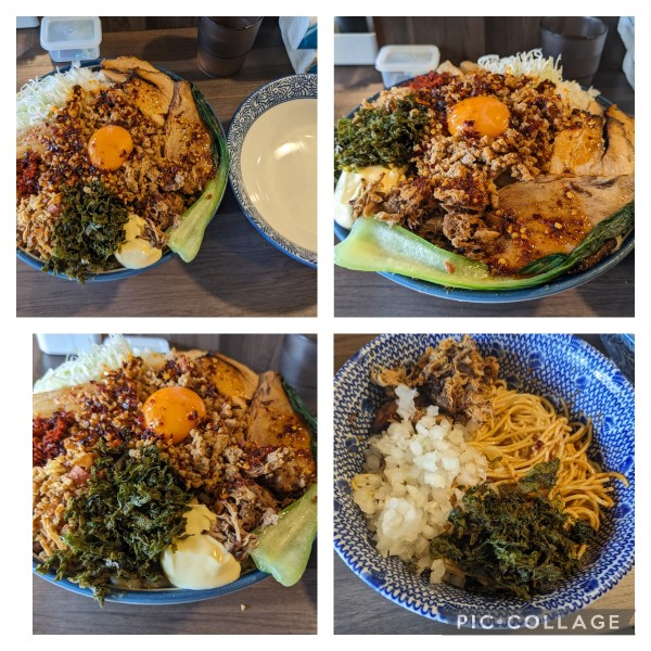 「【限定】冷やし坦々まぜそば特盛(マヨ入りで)」@狼煙 〜NOROSHI〜の写真