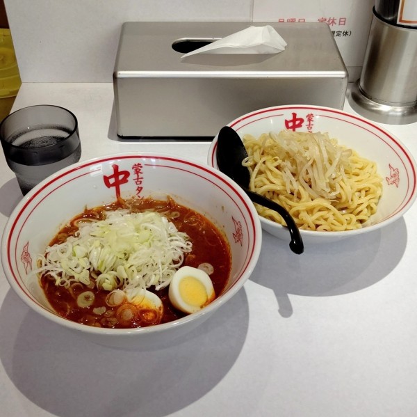 「冷し五目味噌タンメン＋ねぎ」@蒙古タンメン 中本 錦糸町店の写真