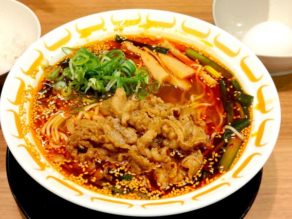 「スタミナ牛肉ラーメン」@大阪スタミナ牛肉ラーメン わだ 西池袋店の写真