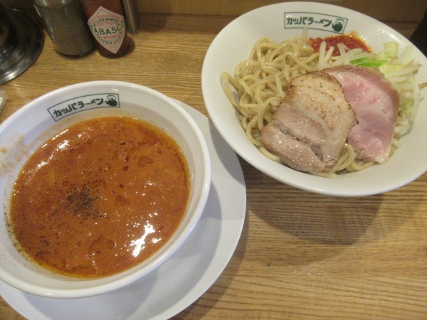 「とまと味噌つけ麺 （950円）」@らーめん カッパファクトリーの写真