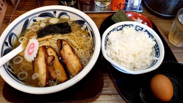 「朝ラーセット」@安部製麺所の写真