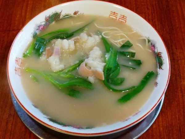 「もつニララーメン」@博多 昭和ホルモン食堂 銀座店の写真
