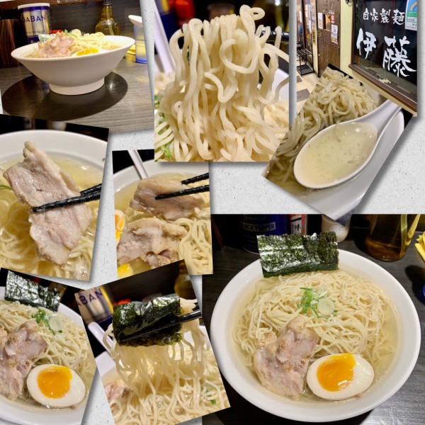 「冷やしラーメン大1050円」@自家製麺 伊藤 銀座店の写真