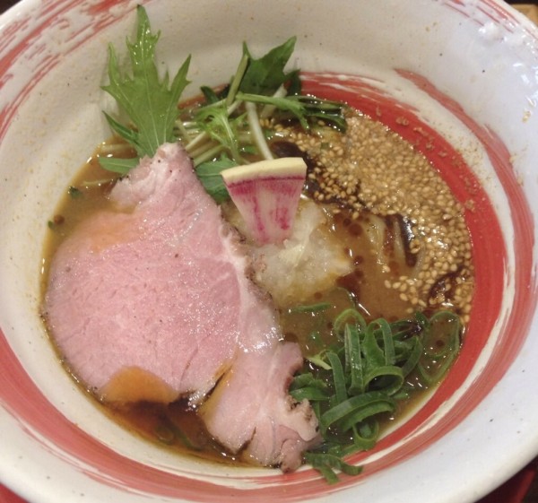 「甘海老味噌らーめん」@鯛出汁らーめん 琴ね 西九条店の写真