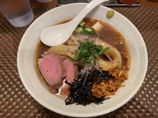 「【限定】魚介・貝・濃厚昆布の冷やしラーメン(醤油)」@麺処 はら田の写真
