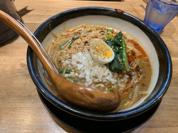 「味噌担々麺」@味噌ラーメン専門店 日月堂 アトレ川越店の写真