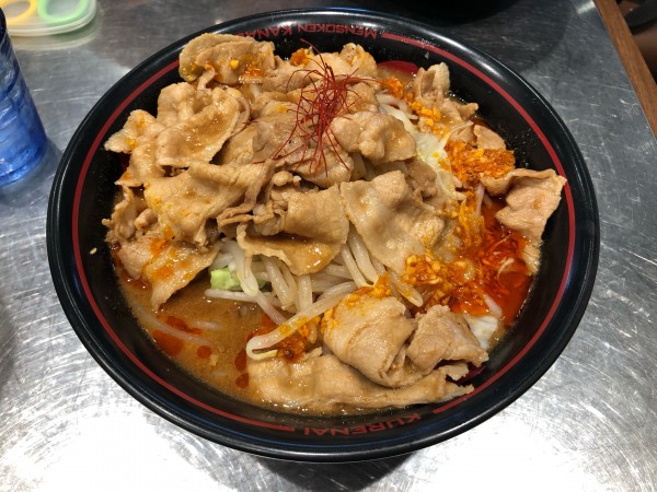 「紅らーめん+バラ肉増し」@麺創研 紅 府中の写真