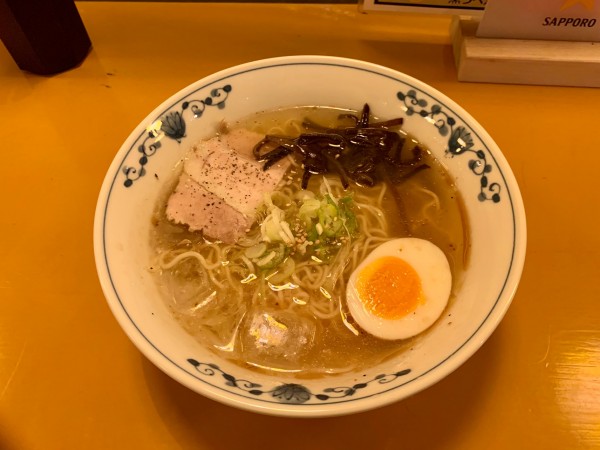 「冷やしラーメン750円」@三代目釜匠 ばってんラーメンの写真