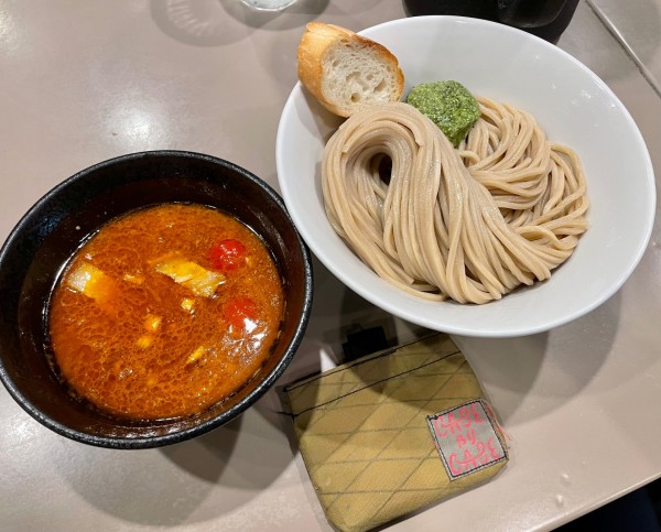 「海老トマトつけめん」@つけ麺 五ノ神製作所の写真