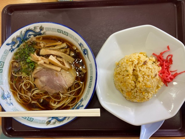 「尾道ラーメン半チャン定食」@小谷サービスエリア 下り線 スナックコーナーの写真