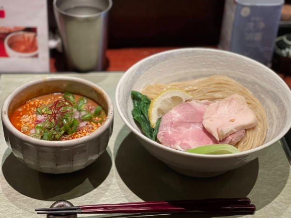 「繁田式担々つけ麺華火-hanabi（大盛）」@つけ麺 繁田の写真