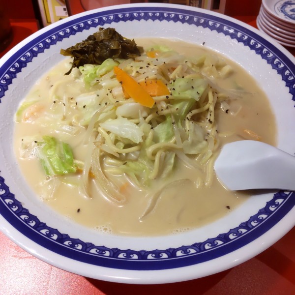 「名物 チャンポン（￥880）＋野菜増し（￥150）」@中華獅子林 阪急三番街店の写真