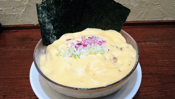 「【限定】冷し納豆ラーメン+海苔」@らーめん おおはしの写真