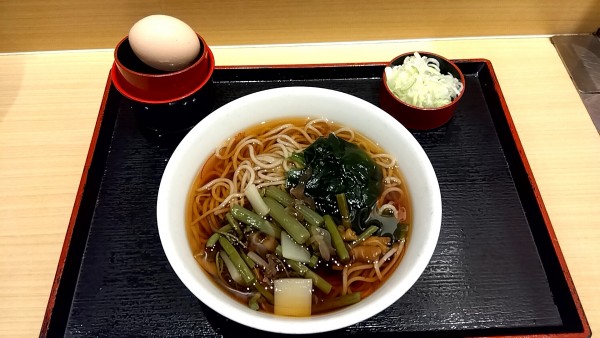 「朝食そば（４２０円）」@いろり庵きらく 八王子店の写真