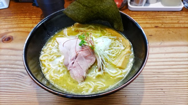 「濃厚牡蠣ソバ大盛り1000円」@貝だしラーメン 貝ガラ屋の写真