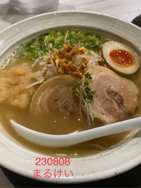 「まるけいラーメン＋チャーシュー丼　780+350」@まるけいラーメンの写真