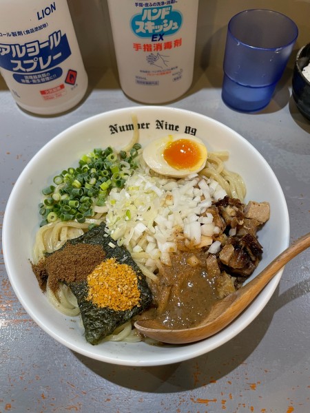 「まぜそば」@麺Dining Number Nine 09の写真