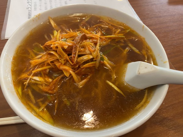 「チャーシューネギそば825円」@萬福楼 本館の写真