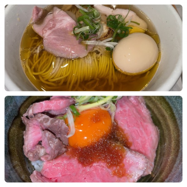 「純鶏出汁白醤油そば＋本日のごはんもの」@中華そば とちの葉の写真