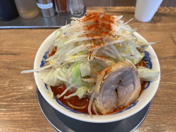 「3辛ラーメン ヤサイ増ニンニクダブル」@ジャンクガレッジ 狭山店の写真