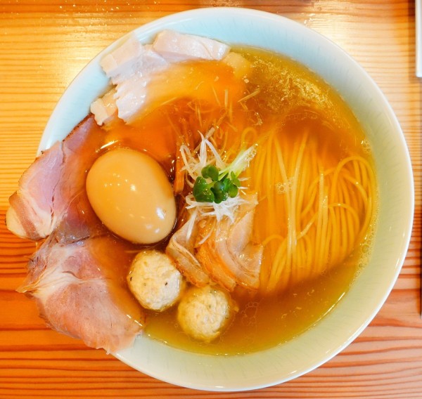 「特製塩そば＋味玉＋赤星中瓶」@塩そば時空の写真