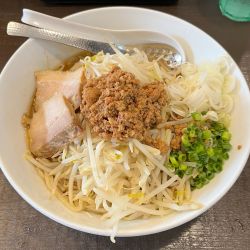 塩まぜそば / 麺普通盛 もやし普通盛