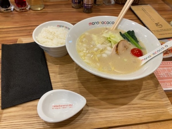 「白湯らーめん」@もののこころ 新鎌ヶ谷の写真