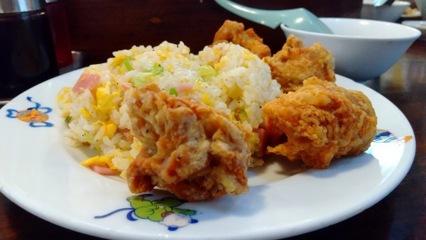 「#唐揚げチャーハン #810円」@天龍 銀座街店の写真