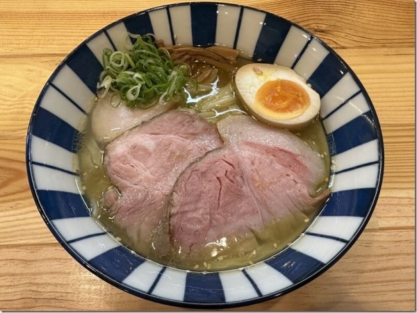 らぁ麺（塩）+半味玉