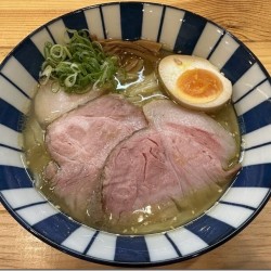 らぁ麺（塩）+半味玉