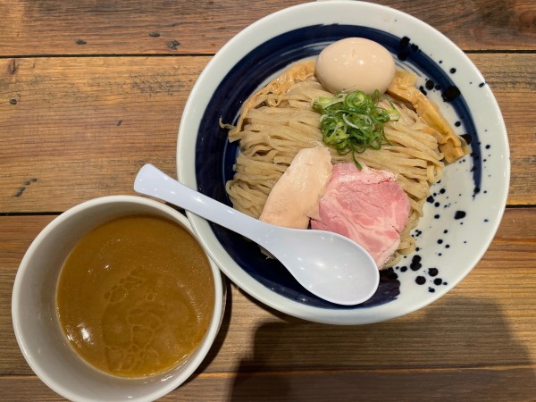 「真鯛濃厚味玉つけ麺、大盛」@麺屋 翔 みなとの写真
